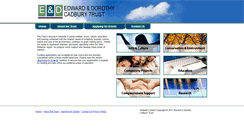 Desktop Screenshot of e-dcadburytrust.org.uk